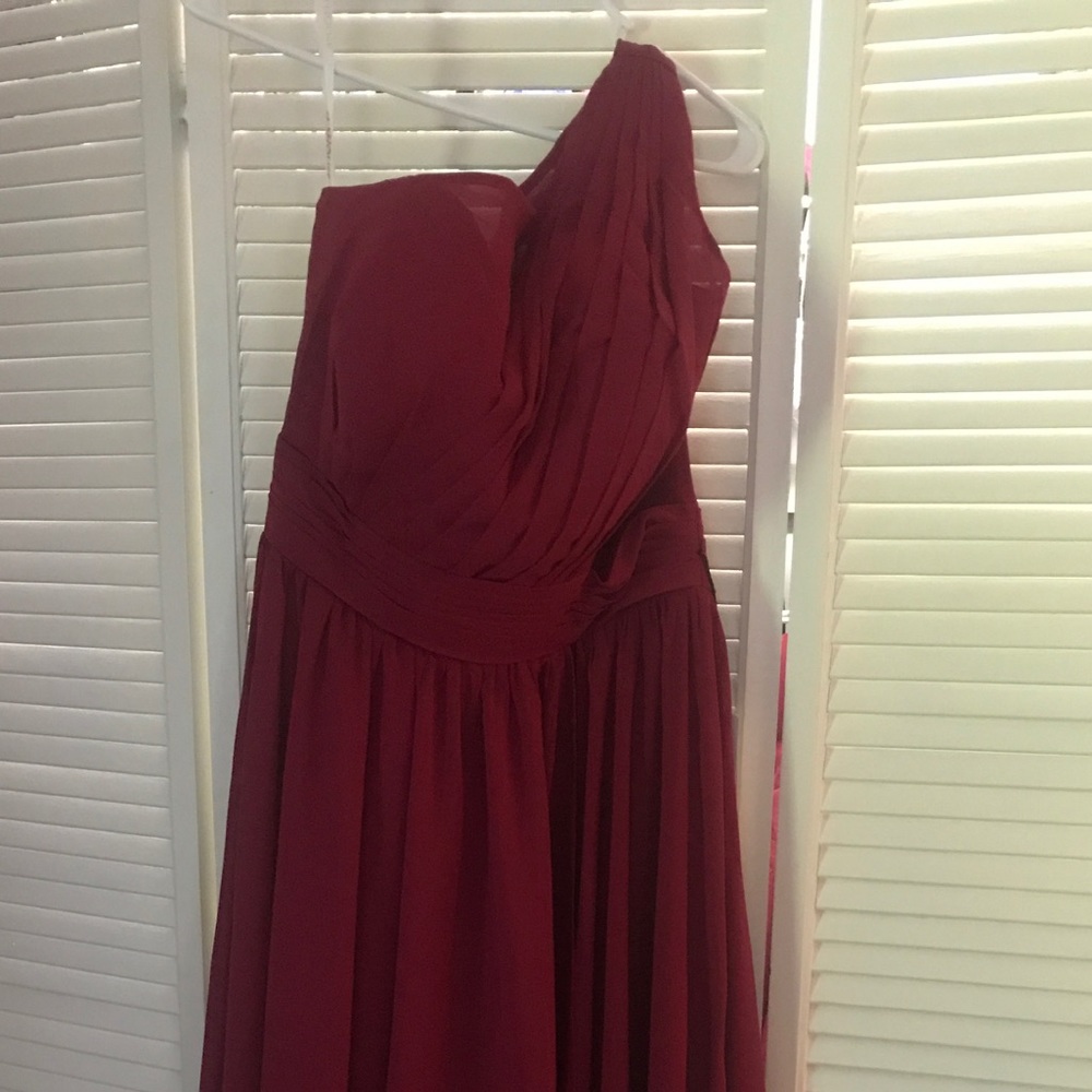 A-Line/Princess One Shoulder Asymmetrical Dress